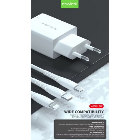 Charger Mobile Wuw Usb To Type-C T28