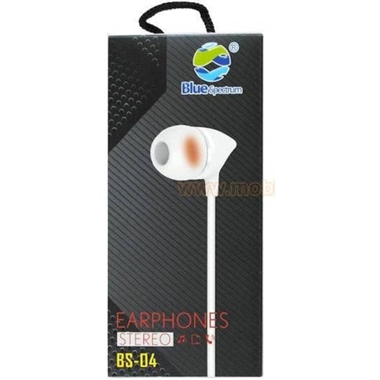 Headphone Mobile Wired Blue Spectrum Bs-04 Headphone Mobile Wired Blue Spectrum Bs-04