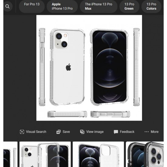 Cover Mobile Iphone 13 Clear Case Qy 6.1" Cover Mobile Iphone 13 Clear Case Qy 6.1"