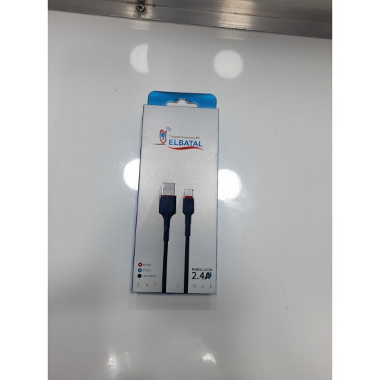 Cable Charger Mobile Elbatal Usb To Type-C 116 1M