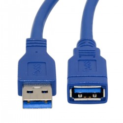 Cable Extension Usb 3.0 Male To Female 3M Blue Cable Extension Usb 3.0 Male To Female 3M Blue