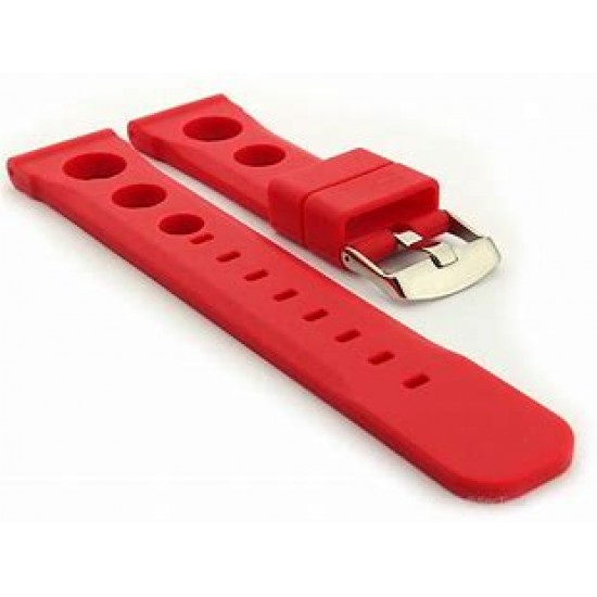 Strap Watch Silicone Perforated 22Mm