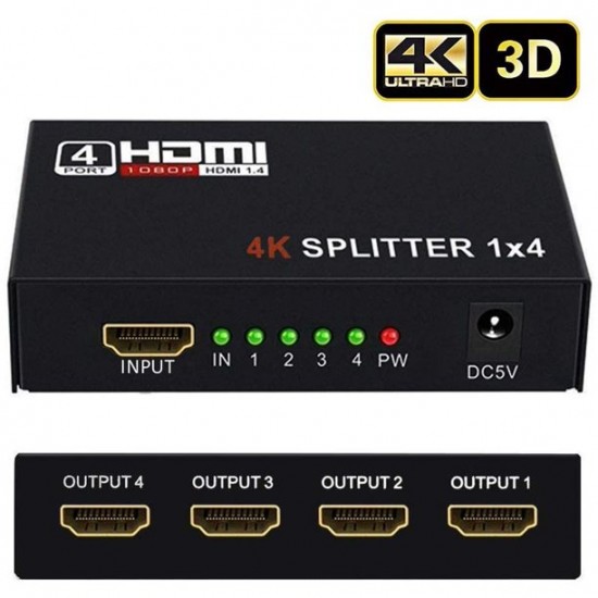 Splitter Hdmi 4Kx2K VER 1.4