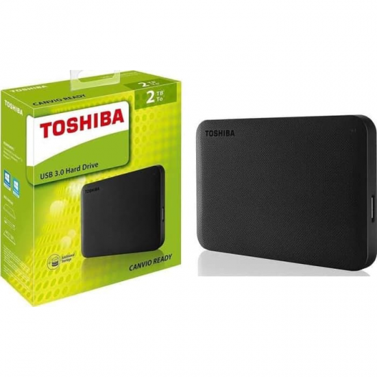 Hard Hdd Toshiba 2Tb Sata Canvio Portable External Usb 2.5"