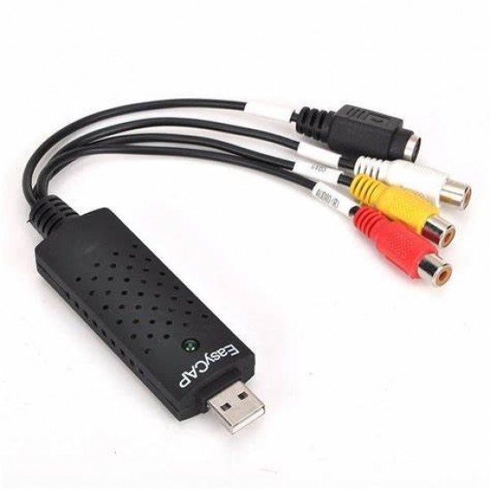 Adapter Usb 2.0 Easycap Video Tv Dvd Vhs Audio Capture