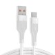 Cable Charger Mobile Joyroom 6A Fast Usb To Type-C S-1060M12 1M White