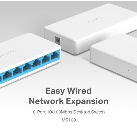 Swich Mercusys 8 Port 10/100Mbps