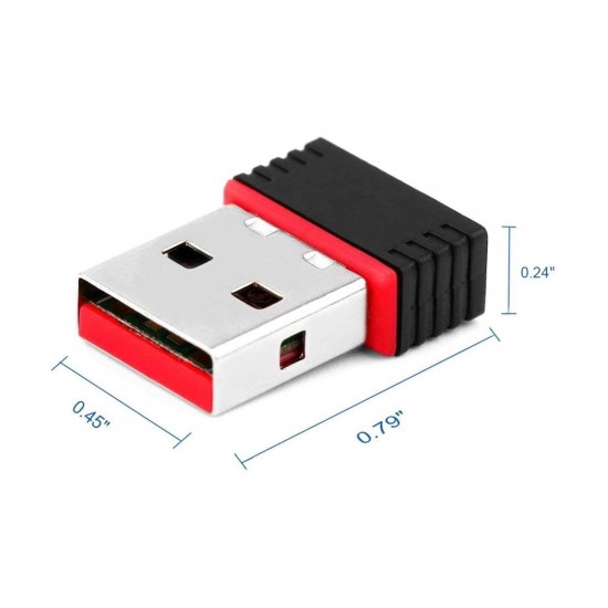 Usb Wifi Adapter 802.Iin Wireless Nano 150Mbps Mini Usb 2.0 Port