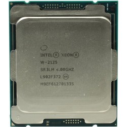 Processor Intel Xeon W2125 Processor Intel Xeon W2125