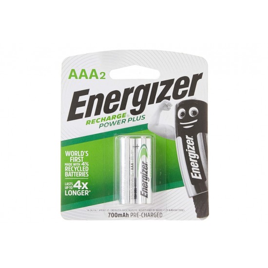 Battery Pen Energizer Recharge Aaa2 1.5V 2Pcs