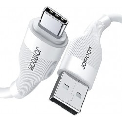 Cable Charger Mobile Joyroom 3A Fast Usb To Type-C S-Uc027A9 0.25M White Cable Charger Mobile Joyroom 3A Fast Usb To Type-C S-Uc027A9 0.25M White