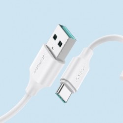 Cable Charger Mobile Joyroom 3A Fast Usb To Type-C S-Uc027A9 1M White Cable Charger Mobile Joyroom 3A Fast Usb To Type-C S-Uc027A9 1M White