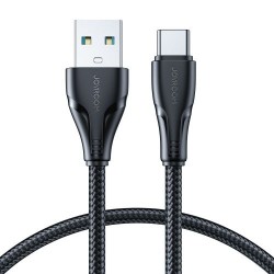 Cable Charger Mobile Joyroom 3A Fast Usb To Type-C S-Uc027A9 2M Black Cable Charger Mobile Joyroom 3A Fast Usb To Type-C S-Uc027A9 2M Black