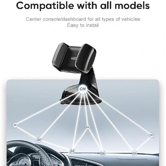Holder Car Mobile Joyroom Silicone Suction Cup Jr-Ok1 Black