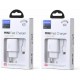 Charger Mobile Joyroom Dual Usb To Micro Mini Fast Charger 2.4A L-2A123 White