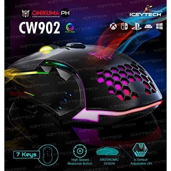 Mouse Wired Onikuma Gaming Cw902