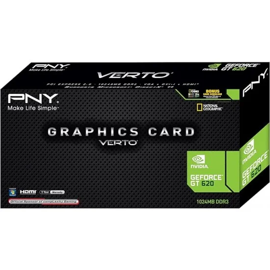 Graphic Card Nvidia Geforce Gt 620 1Gb Ddr3 64Bit