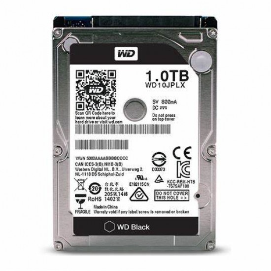 Hard Server Western Digital 1Tb Sata 2.5" Black