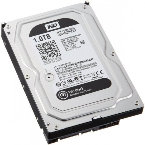 Hard Hdd Western Digital 1Tb Sata 3.5" Black Hard Hdd Western Digital 1Tb Sata 3.5" Black