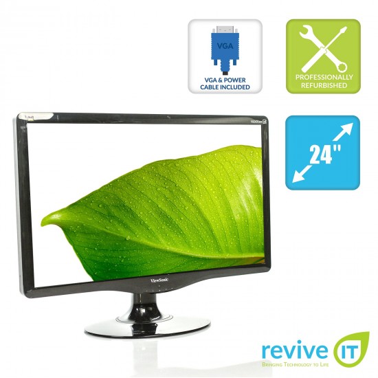 Monitor 24" Viewsonic Va2431Wm B Led Dvi Vga