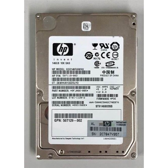 Hard Hdd Hp 146Gb Sas 2.5"