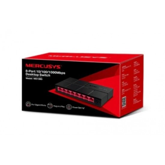 Swich Mercusys 8 PORT MS108G 10/100/1000MBPS