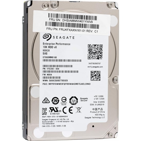 Hard Hdd Seagate 900Gb Sas 2.5" 10K