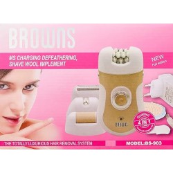 Hair Remover Ladies Epilator Browns Bs-904(ماكينة حريمي)