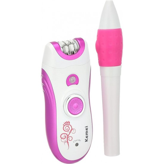 Hair Remover Ladies Epilator Kemei Km-3026 (ماكينة حريمي) Hair Remover Ladies Epilator Kemei Km-3026 (ماكينة حريمي)