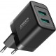 Charger Mobile Joyroom Dual Usb Charging 2.4A JR-TCN01 Black