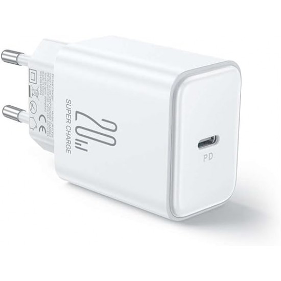 Charger Mobile Joyroom Type-C (PD) 20W JR-TCF06 White