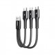 Cable Charger Mobile Multi Joyroom 3*1 Usb To Iphone_Micro Usb_Type-C S-01530G9 0.15M Black