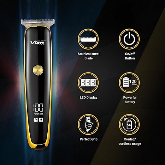 Electric Trimmer Hair Clippers VGR V-966 (ماكينة حلاقة)