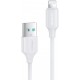 Cable Charger Mobile Joyroom 2.4A Fast Usb To Iphone S-UL012A9 0.25M White