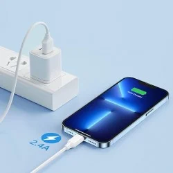 Cable Charger Mobile Joyroom 2.4A Fast Usb To Iphone S-Ul012A9 2M White