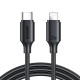 Cable Charger Mobile Joyroom 20W Fast Type-C To Iphone S-CL020A9 0.25M Black