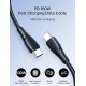 Cable Charger Mobile Joyroom Type-C To Type-C 100W S-CC100A11 2M Black