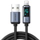 Cable Charger Mobile Joyroom Usb To Iphone 2.4A DigitalDisplay S-AL012A16 1.2M Black