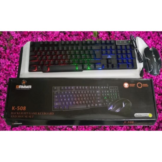 Keyboard Wired Gamma Gaming RGB K-508