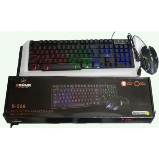 Keyboard Wired Gamma Gaming RGB K-508