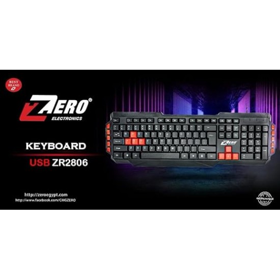 KeyBoard Wired Zero ZR-2806