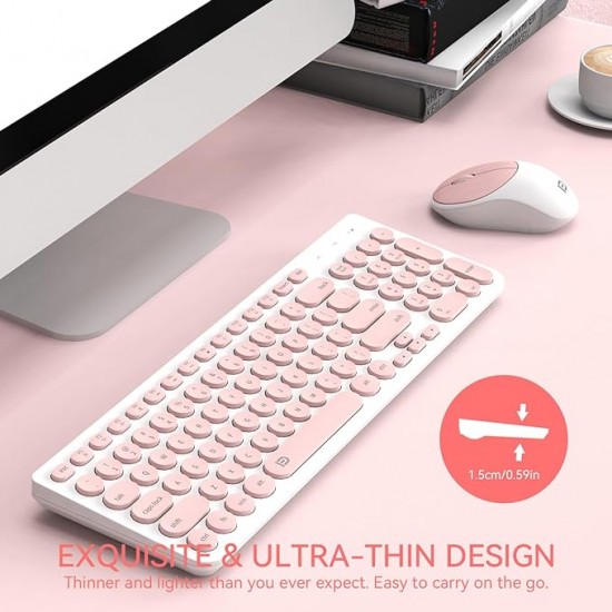 Keyboard&Mouse Wireless Fd Ik6630