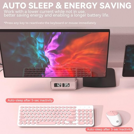 Keyboard&Mouse Wireless Fd Ik6630