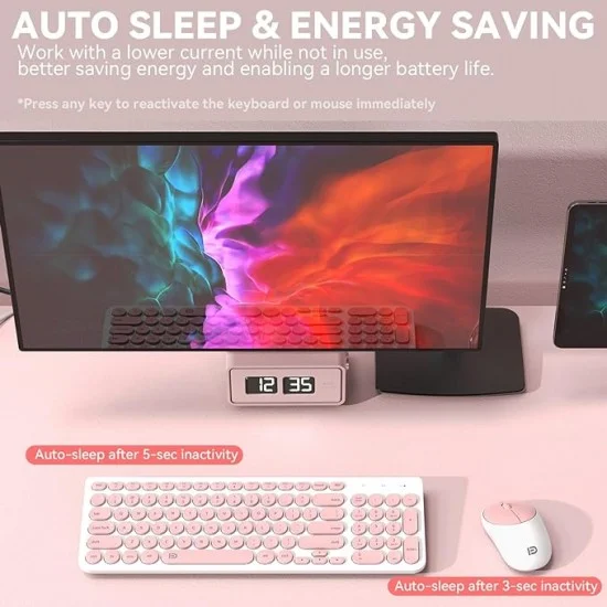 Keyboard&Mouse Wireless Fd Ik6630