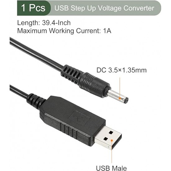 convert power usb to dc 12V