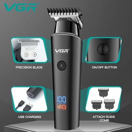 Electric Trimmer Hair Clippers VGR V-937 (ماكينة حلاقة)