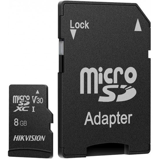 Card Memory Hikvision 8Gb Micro Sd With Adapter