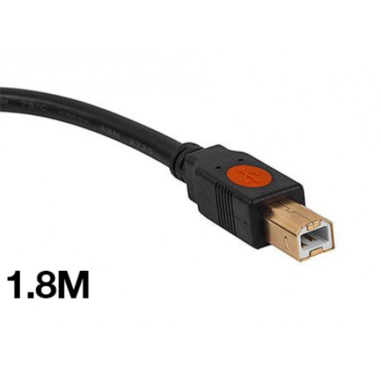 Cable Printer 2B Usb 2.0 Male A To B 1.8M