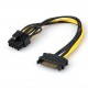 Cable Power Sata 15Pin To 8Pin