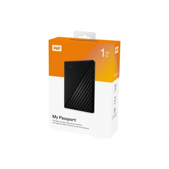 Hard Hdd Western Digita 1Tb Sata My Passport Portable External Usb 2.5"